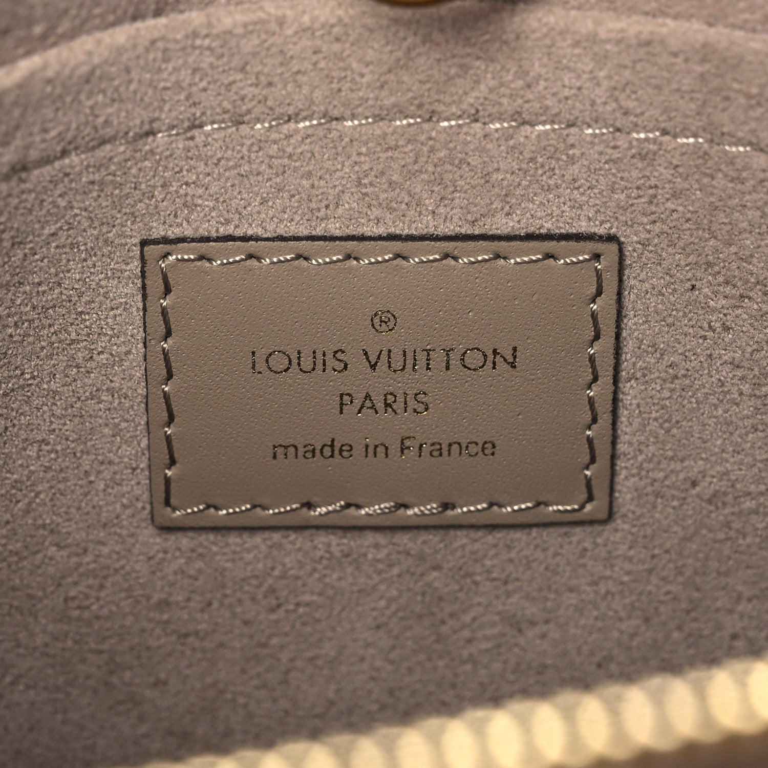 Louis Vuitton Empreinte Monogram Giant Montaigne BB Tourterelle Creme 8 of 10