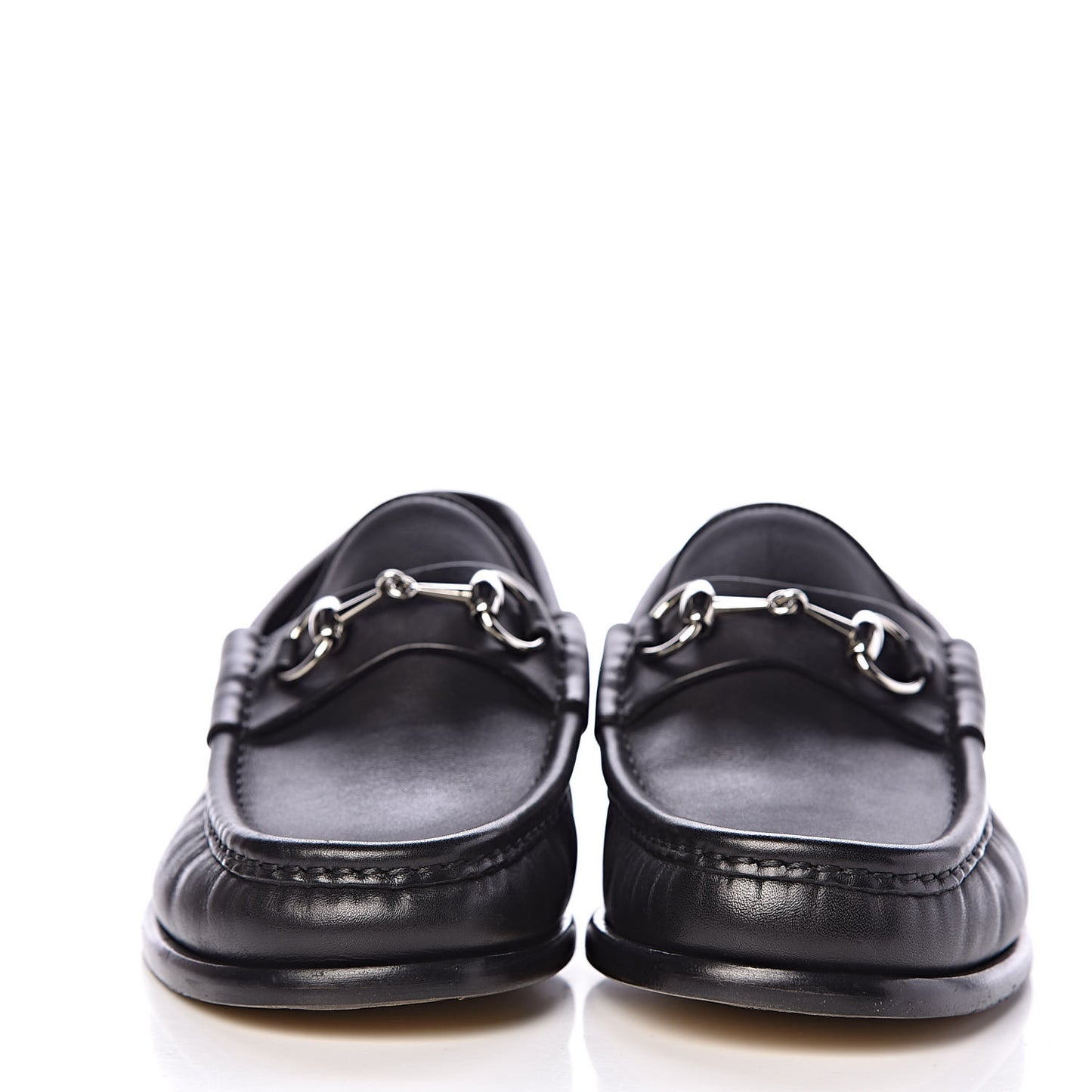 Calfskin Mens 1953 Horsebit Loafers 7.5 Black