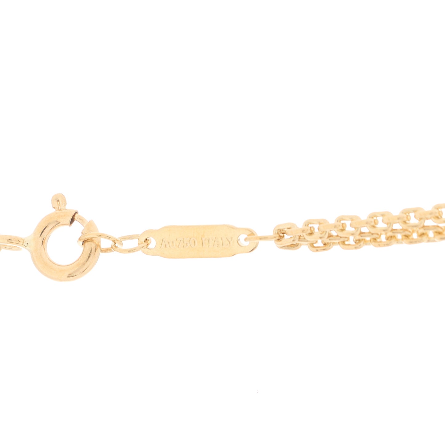 18K Yellow Gold HardWear Double Link Pendant Necklace