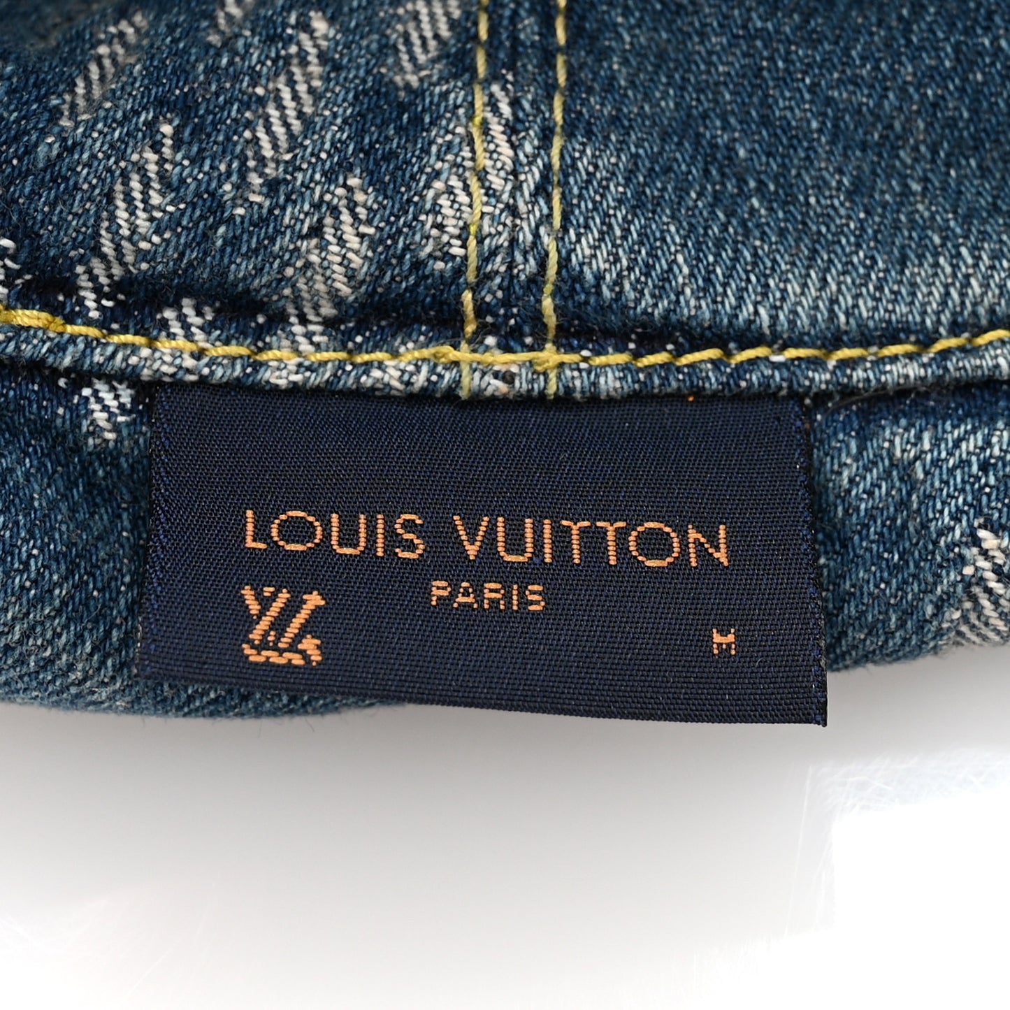 x NIGO Monogram Denim LV Made Bucket Hat M Blue