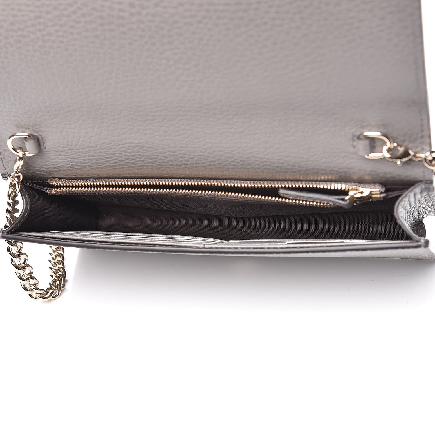 Gucci Dollar Calfskin Medium Betty Chain Wallet Loess 5 of 10