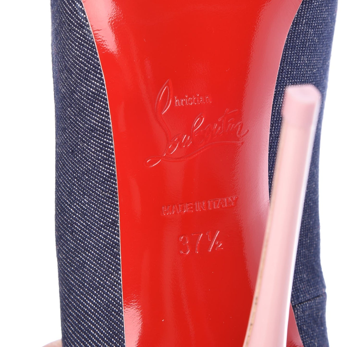 Denim Jazz Calf So Kate 120 Pumps 37.5 Blue Pompadour