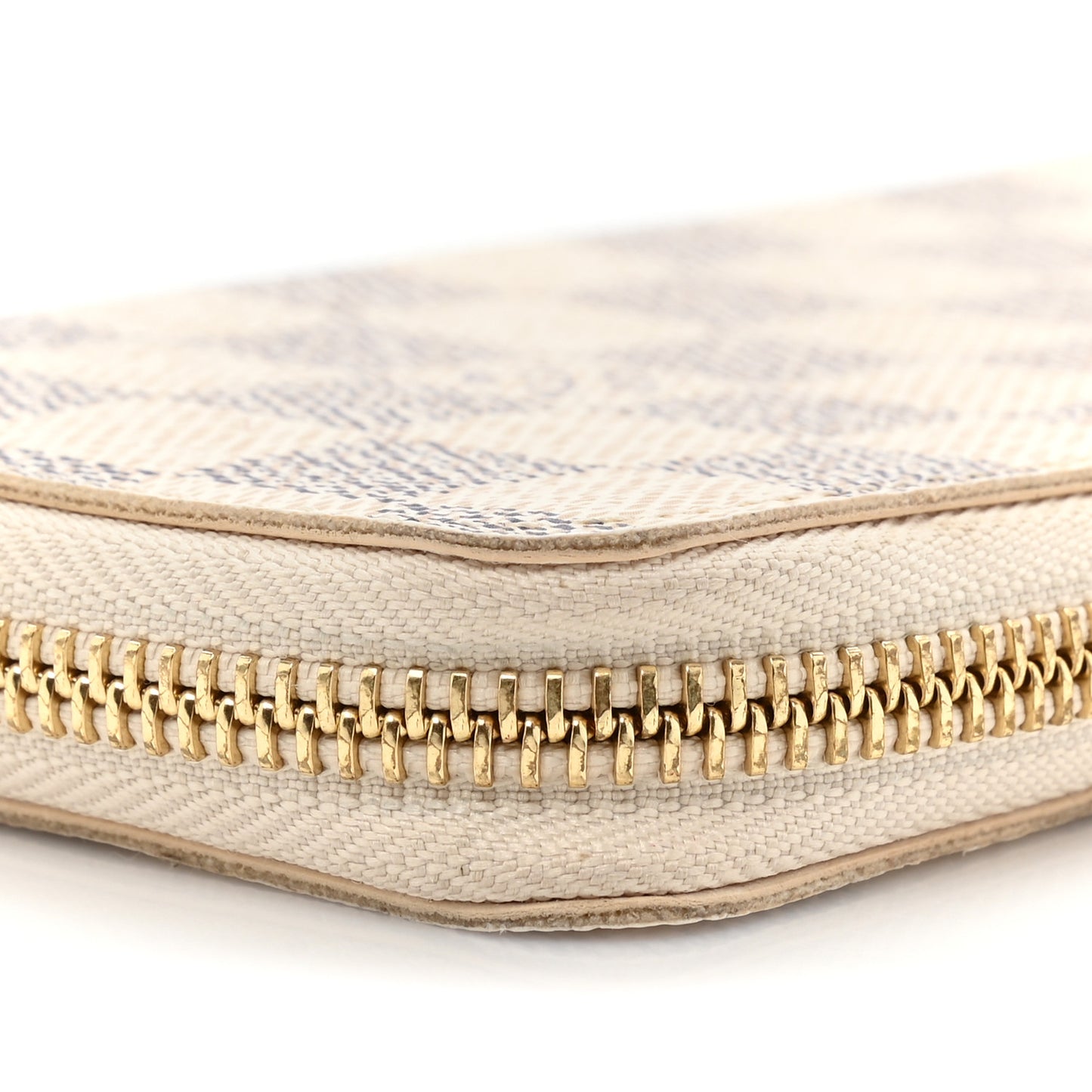 Damier Azur Clemence Wallet Rose Ballerine