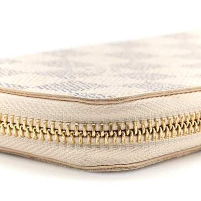 Louis Vuitton Damier Azur Clemence Wallet Rose Ballerine 12 of 12