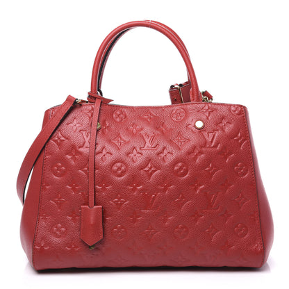 Louis Vuitton Empreinte Montaigne MM Cherry 1 of 11