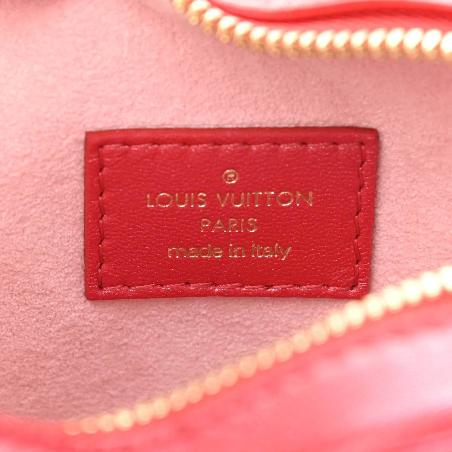 Louis Vuitton Lambskin Embossed Monogram Fall In Love Sac Coeur Heart Chain Bag Lipstick Red 6 of 9