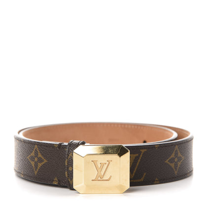 Louis Vuitton Monogram 30mm Cabochon Belt 75 30 1 of 5