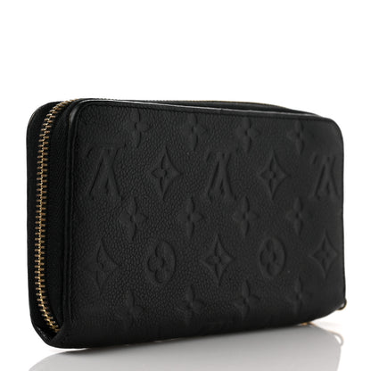Louis Vuitton Empreinte Zippy Wallet Black 3 of 8