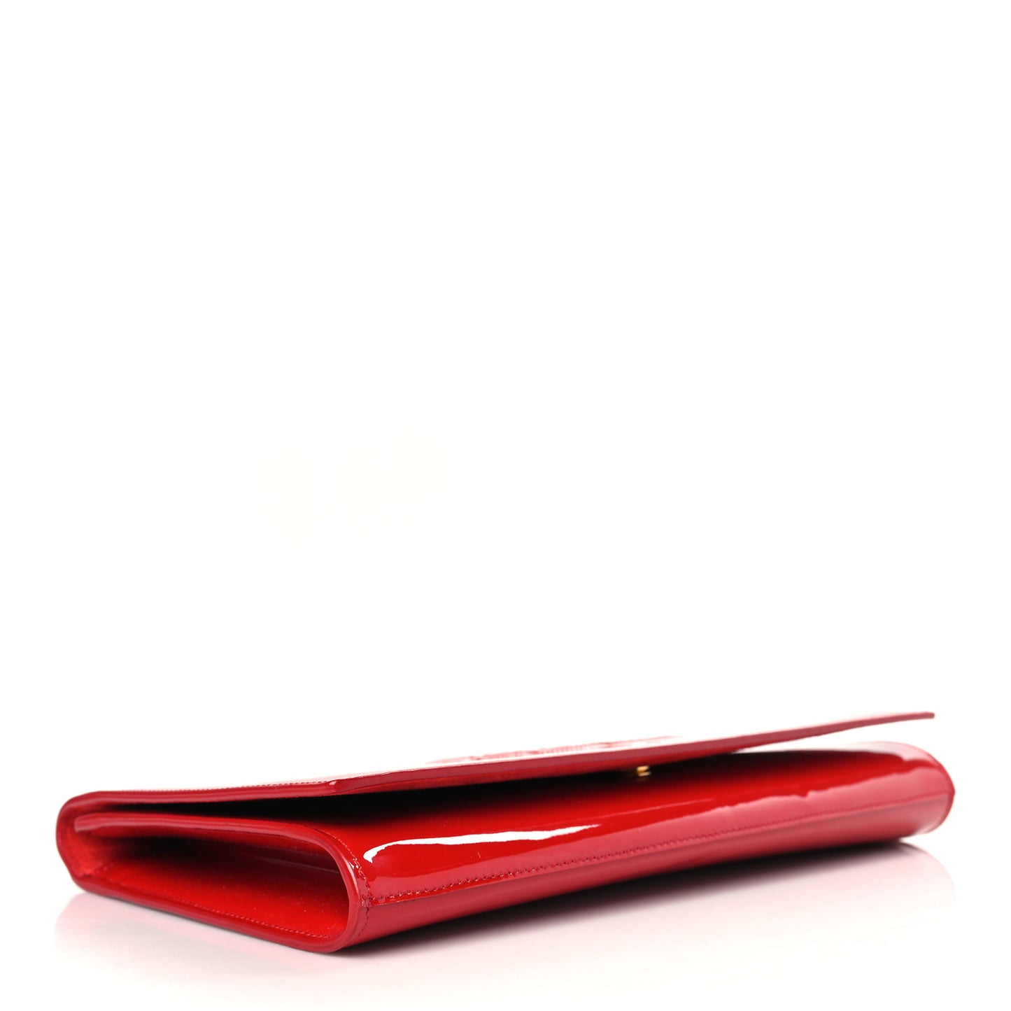 Patent Monogram Large Belle De Jour Clutch Red