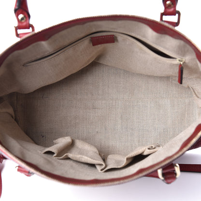 Gucci Soft Microguccissima Dome Satchel Red 7 of 19