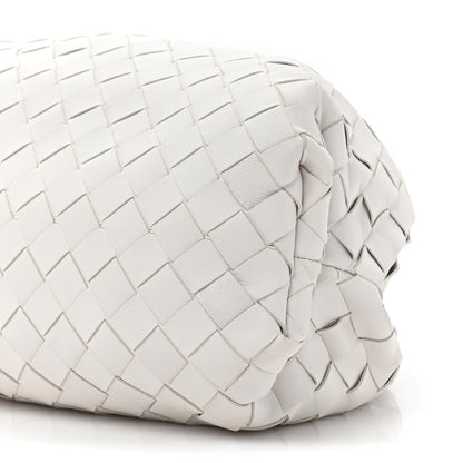 Bottega Veneta Nappa Maxi Intrecciato The Pouch Oversized Clutch Chalk 8 of 10