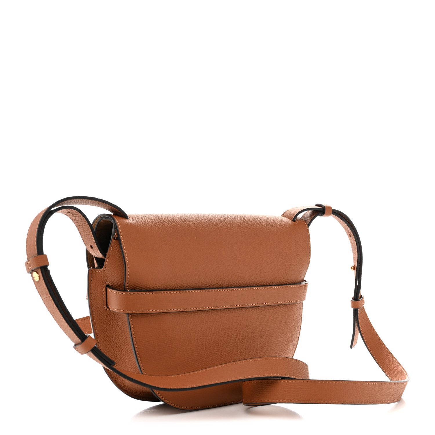 Loewe Grained Calfskin Small Gate Crossbody Bag Tan 3 of 18