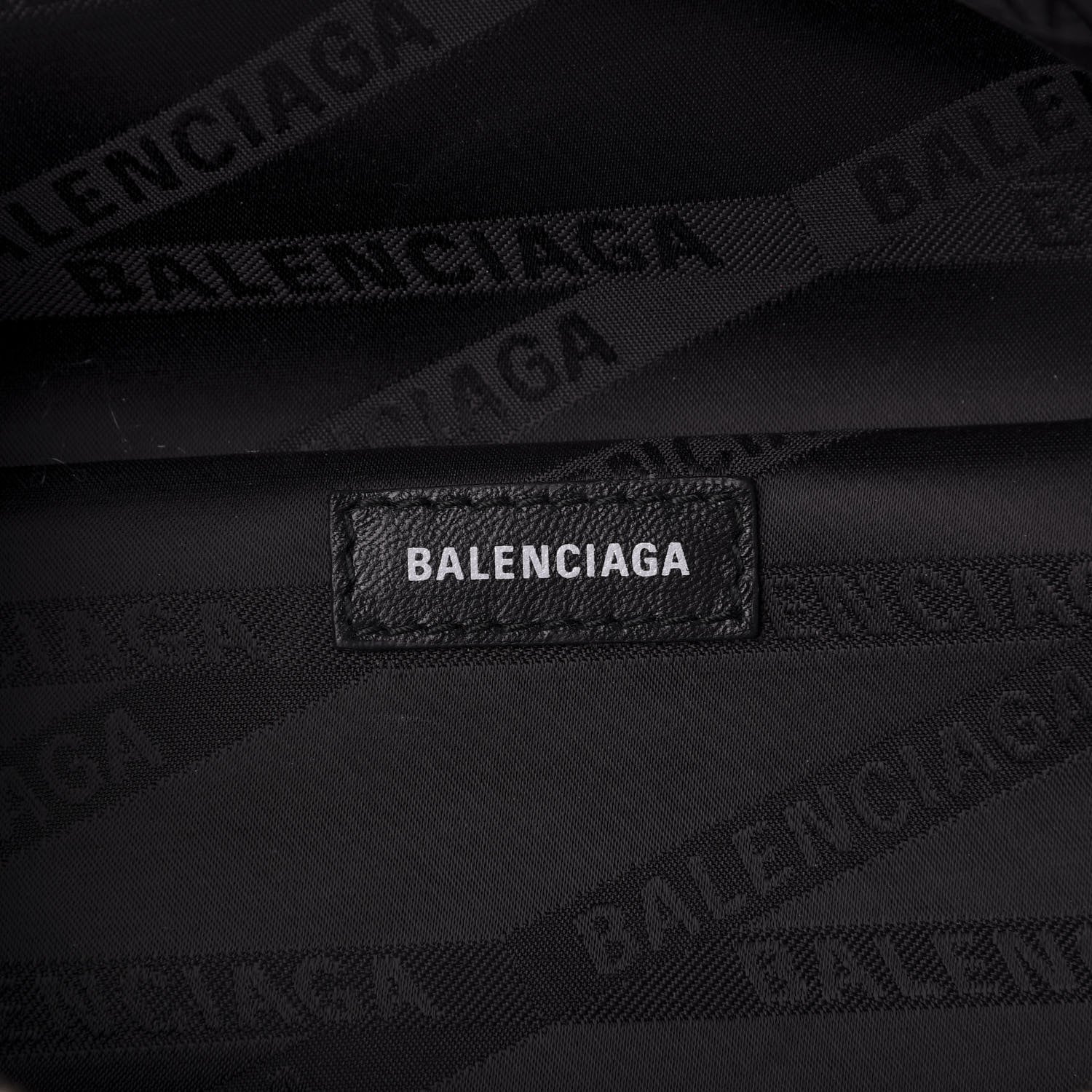 Balenciaga Shiny Calfskin Crocodile Embossed XXS Souvenir Belt Bag Green 8 of 13