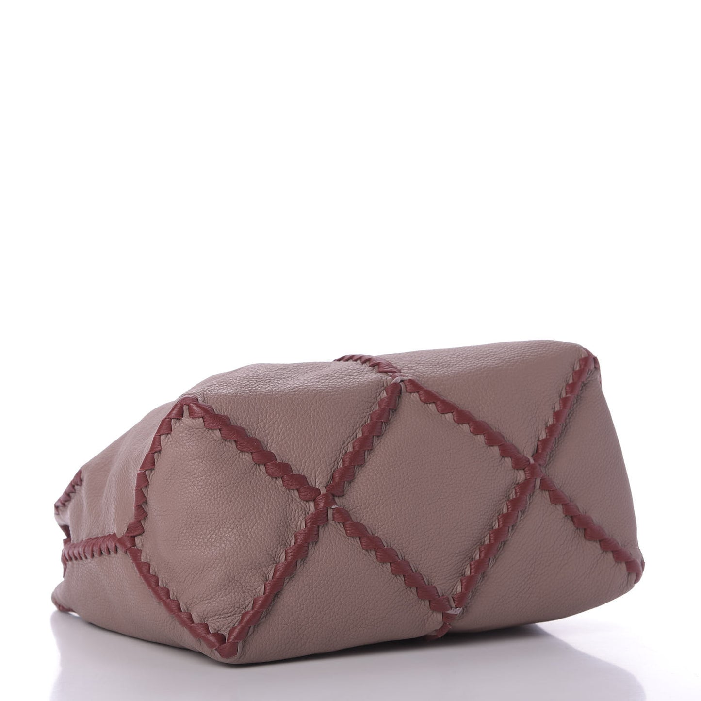Cervo Lavato Deerskin Hobo Deco Rose Baccarra Rose