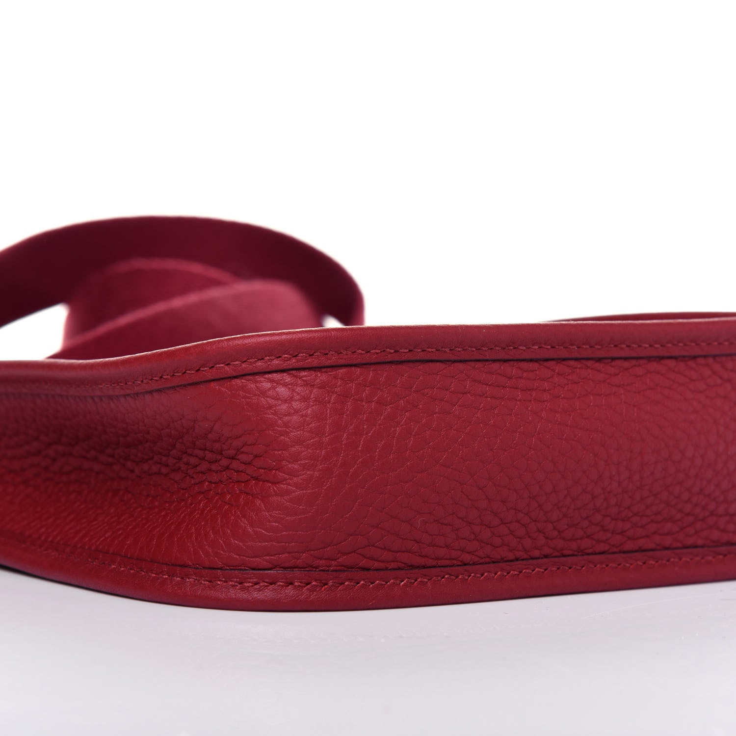 Hermes Taurillon Clemence Evelyne TPM Rouge Grenat 6 of 9