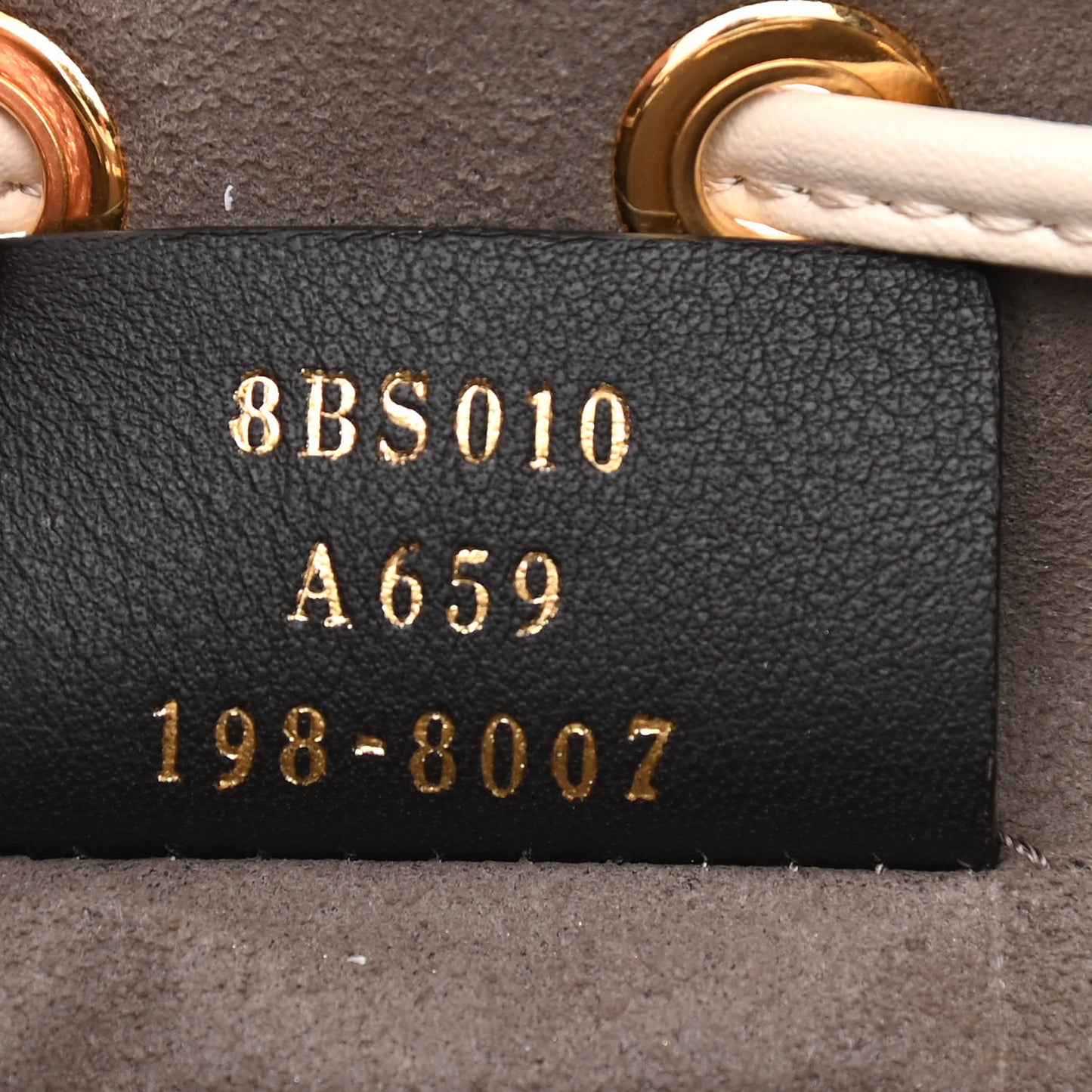 Vitello Liberty F is Fendi Bi-Color FF 1974 Embossed Mini Mon Tresor Bucket Bag Camelia Aranciata