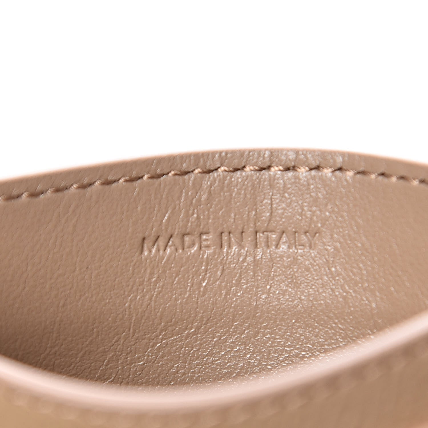 Celine Grained Calfskin Card Holder Light Camel 7 of 7