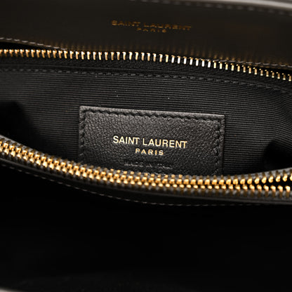 Saint Laurent Calfskin Y Quilted Monogram Medium Loulou Chain Satchel Pebble 8 of 13