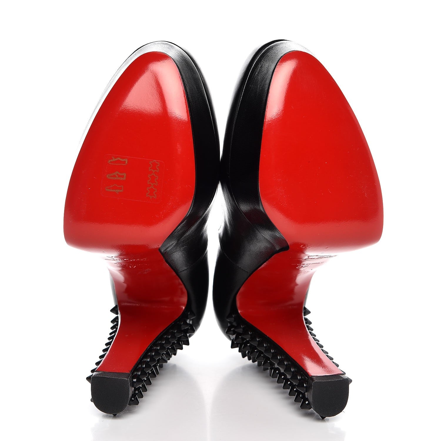 Christian Louboutin Kid Patent Taclou 140 Pumps 37 Black 5 of 8