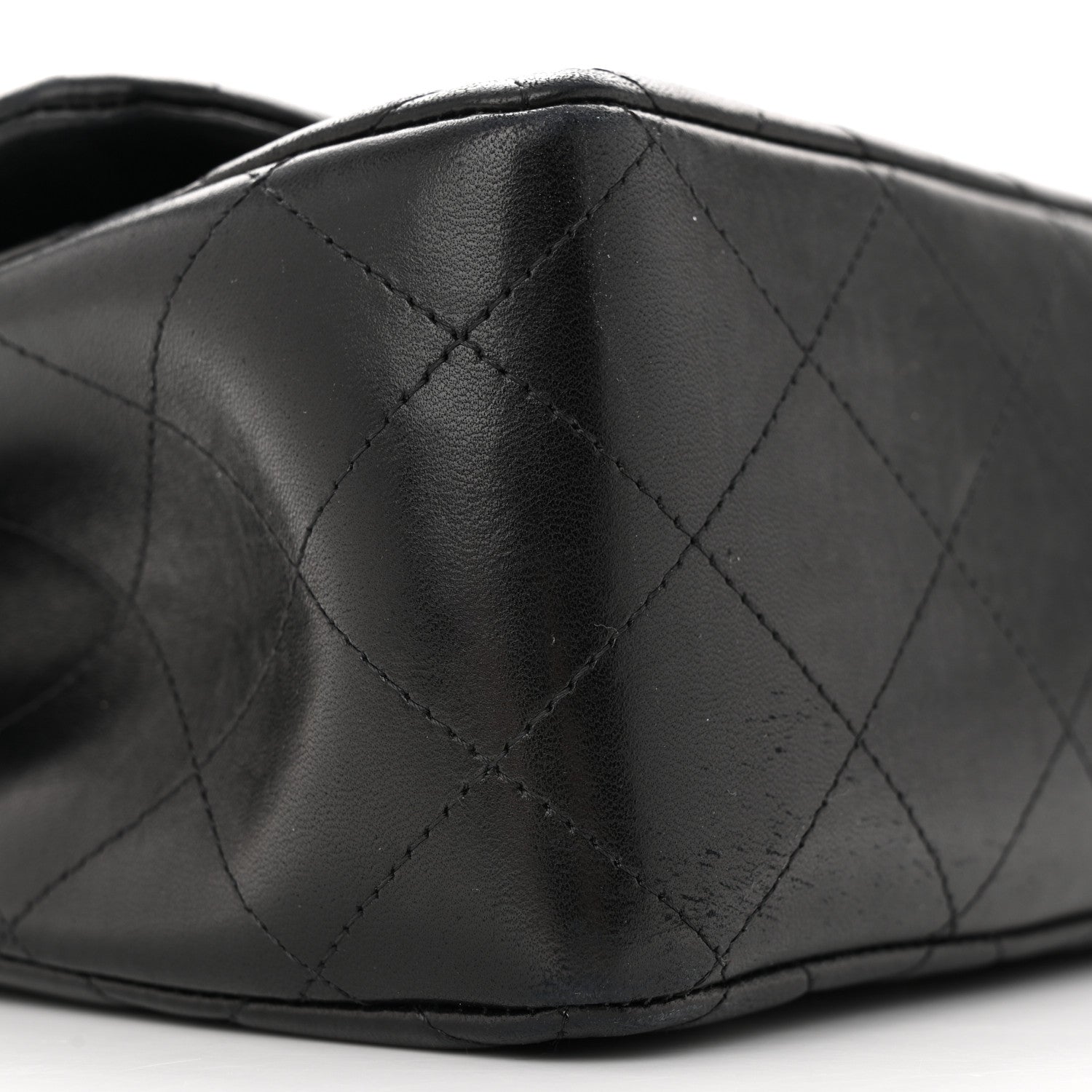 Chanel Lambskin Quilted Jumbo Double Flap Black 9 of 15