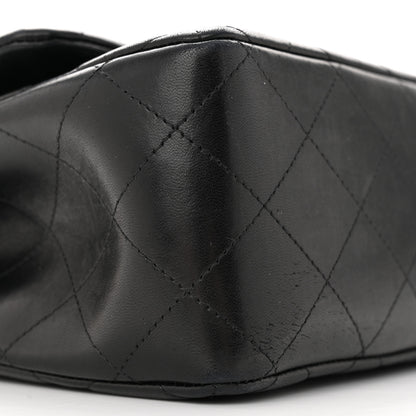 Chanel Lambskin Quilted Jumbo Double Flap Black 9 of 15