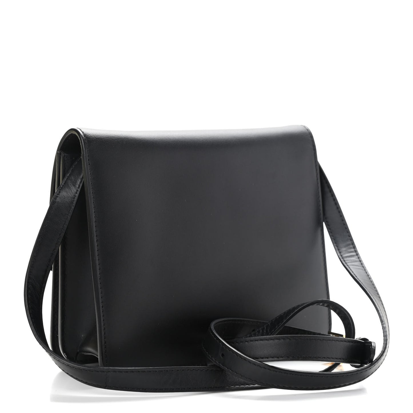 Vitello King Crystal Fab Crossbody Bag Black