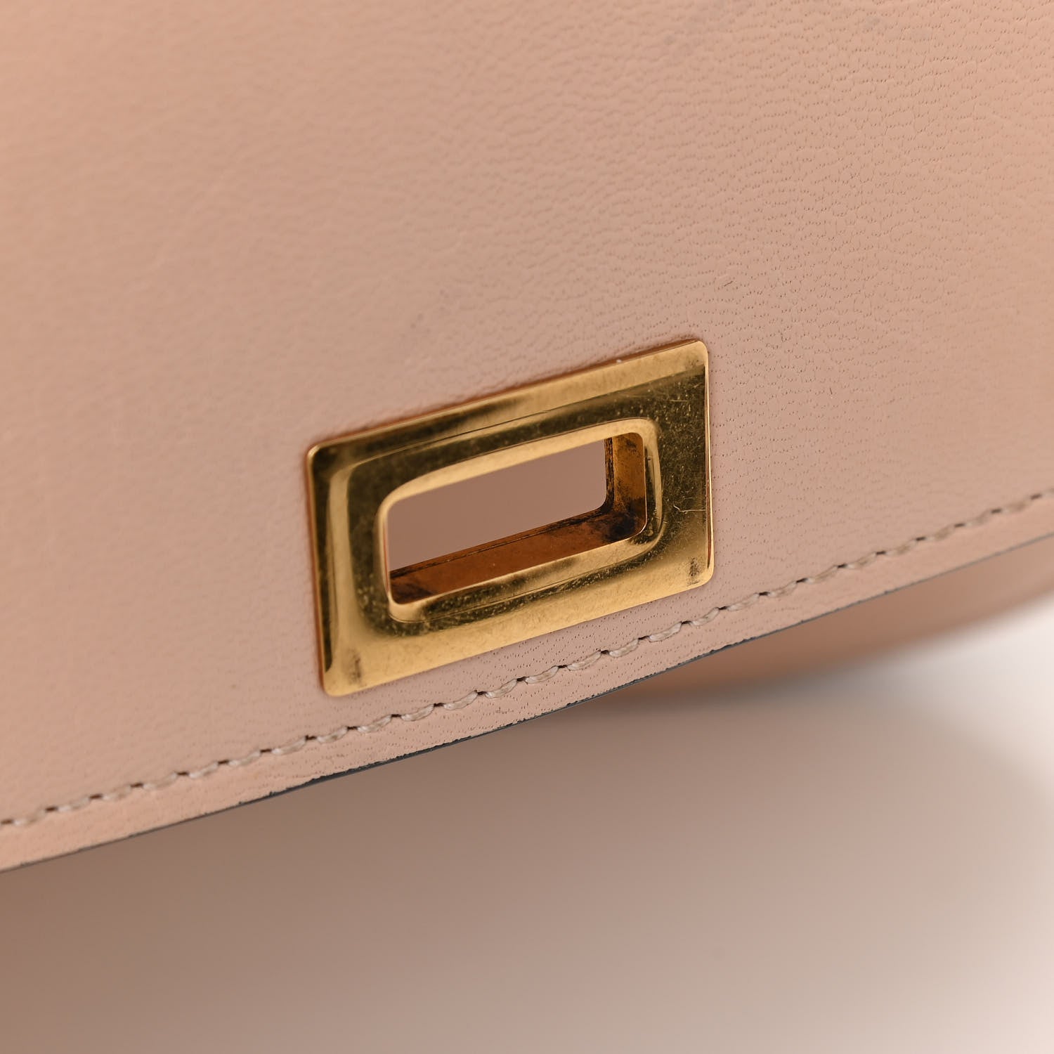 Celine Shiny Goatskin Medium Classic Box Flap Bag Blush 11 of 17