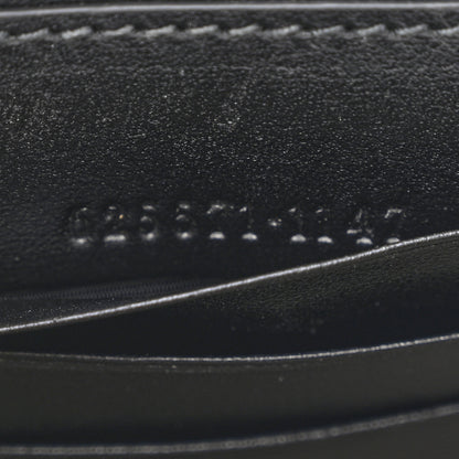 Gucci Calfskin GG Tennis Embossed Mini Crossbody Bag Black 7 of 10