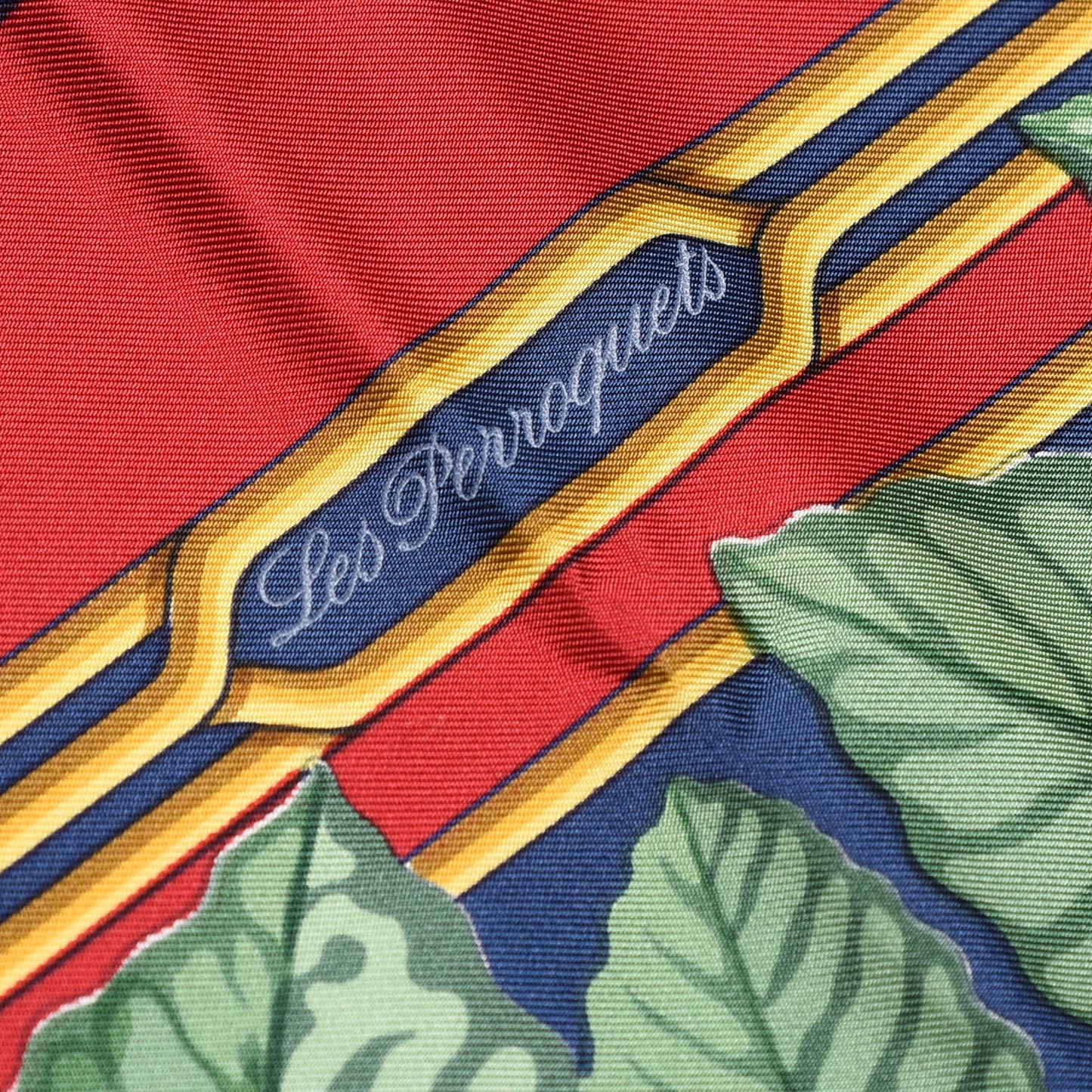 Silk Les Perroquets Scarf 90