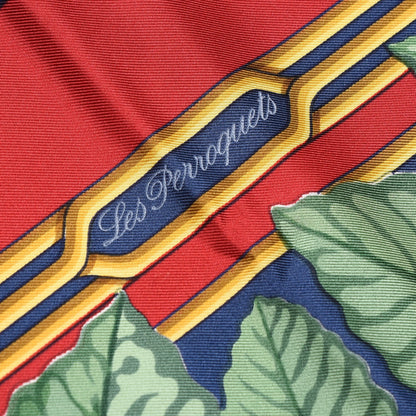 Hermes Silk Les Perroquets Scarf 90 5 of 8
