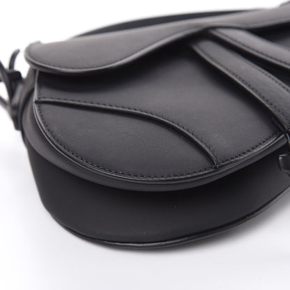 Christian Dior Ultra Matte Calfskin Mini Saddle Bag Black 7 of 8