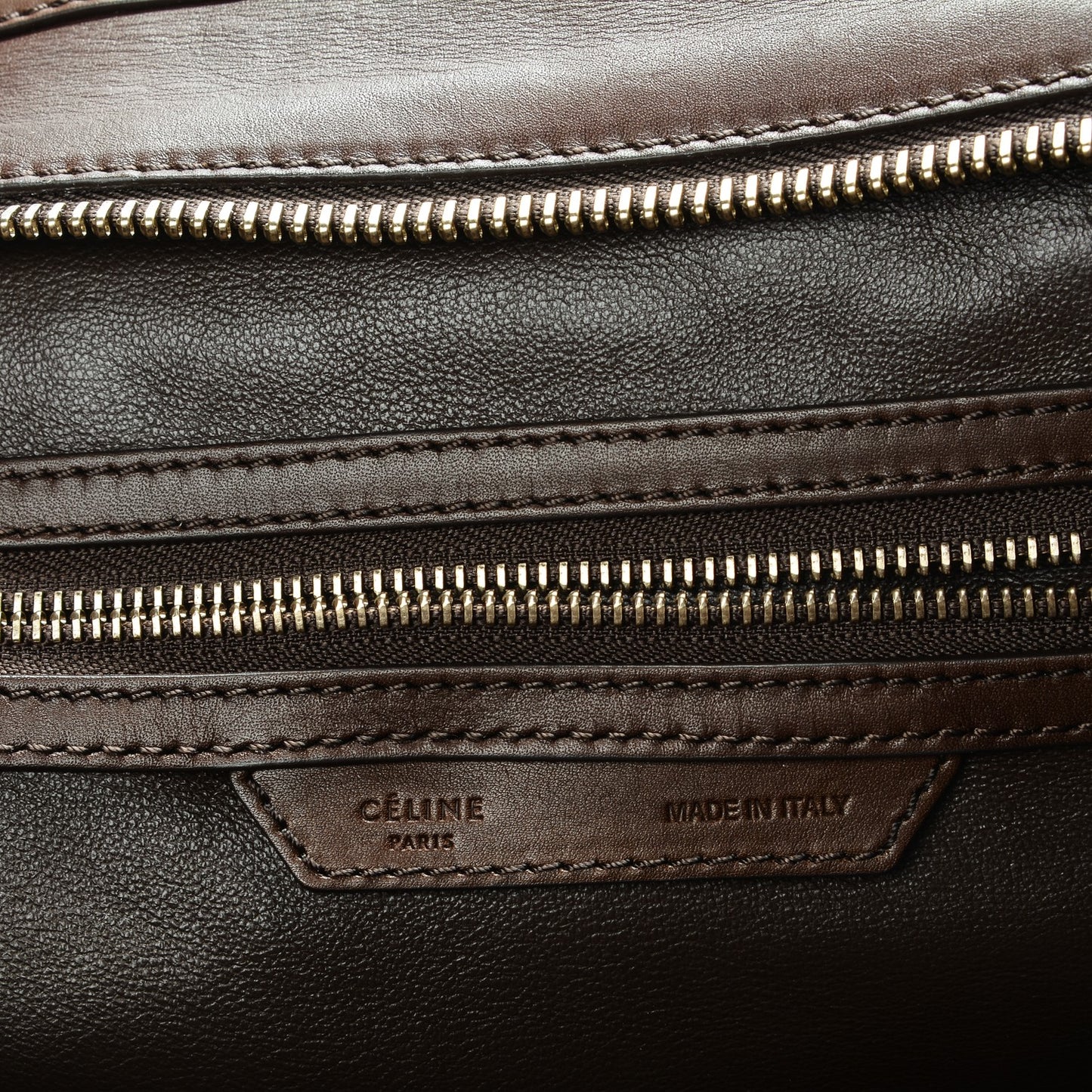 Smooth Calfskin Shearling Mini Luggage Grey