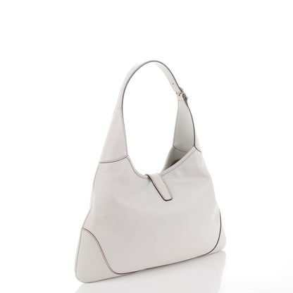 Gucci Calfskin Medium Jackie O Bouvier Hobo White 3 of 7