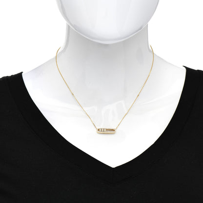 Messika 18K Yellow Gold Diamond Baby Move Classic Pave Necklace 2 of 4
