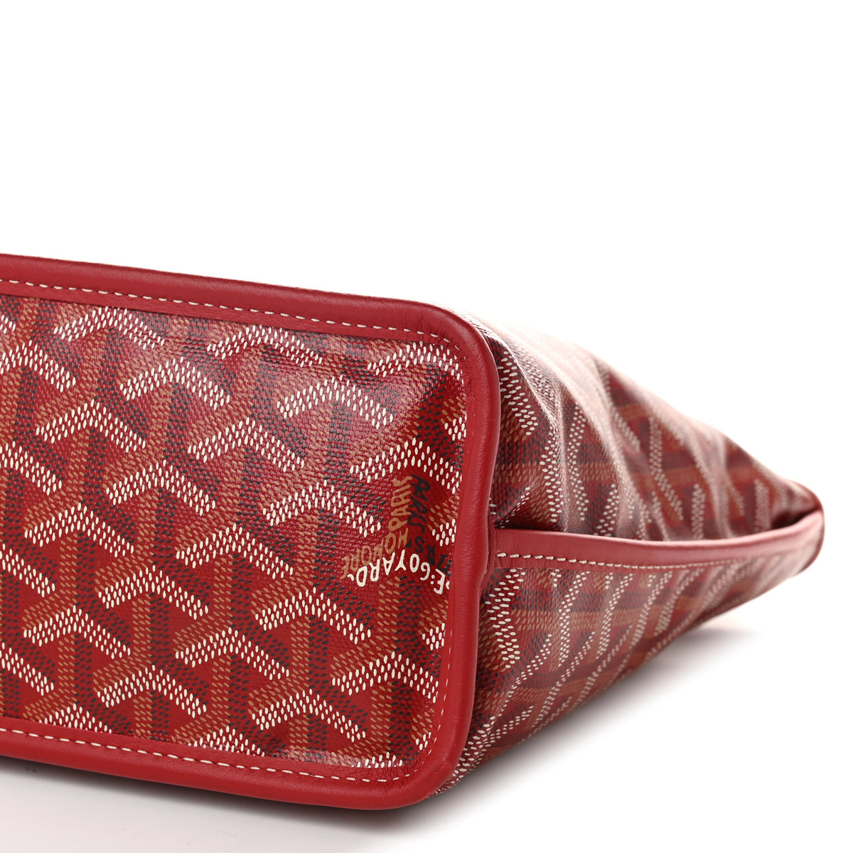 Goyardine Reversible Mini Anjou Red