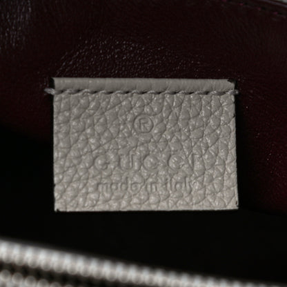 Gucci Grainy Calfskin Medium Zumi Top Handle Bag Mystic White 6 of 12