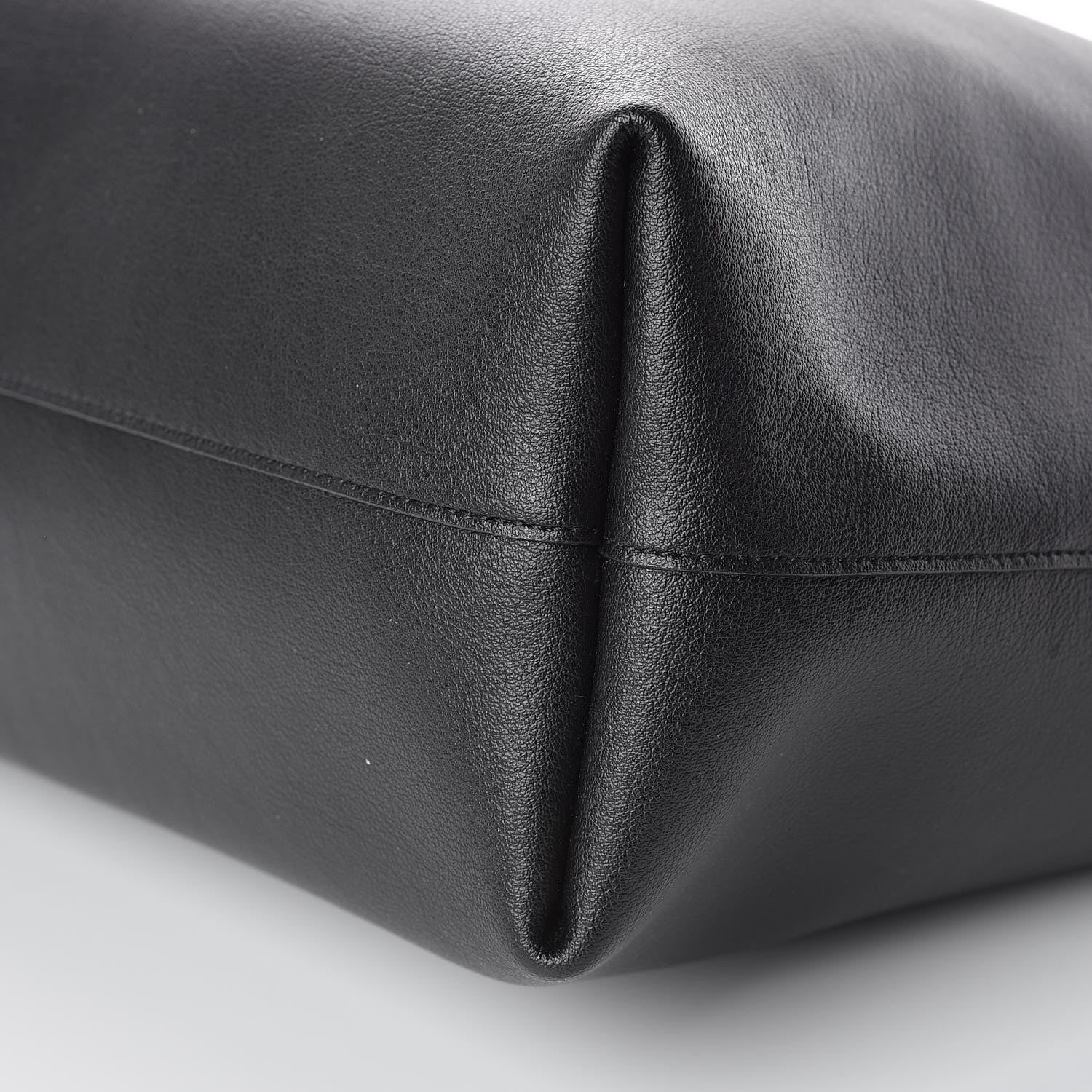 Saint Laurent Calfskin Large Shopping Tote Black 10 of 10