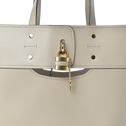 Chloe Smooth Grained Calfskin Medium Aby Tote Motty Grey 7 of 11