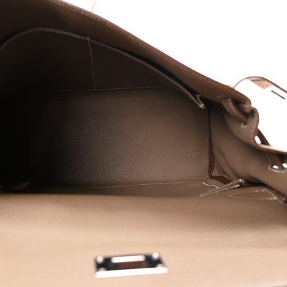 Hermes Togo Kelly Retourne 32 Etoupe 5 of 11