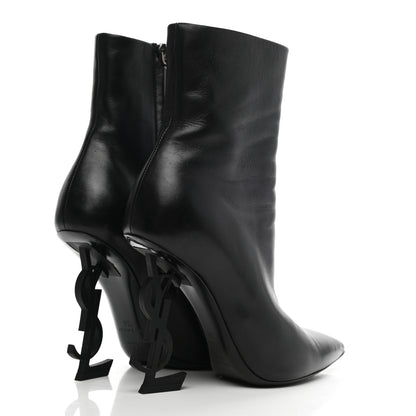 Saint Laurent Calfskin Opyum Ankle Boots 36 Black 4 of 12