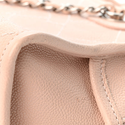Chanel Caviar Quilted Small Deauville Bowling Bag Light Pink 13 of 13
