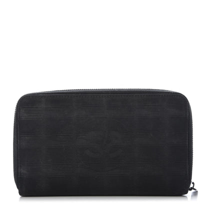 Chanel Nylon Travel Zip Around Wallet Black 1 of 11