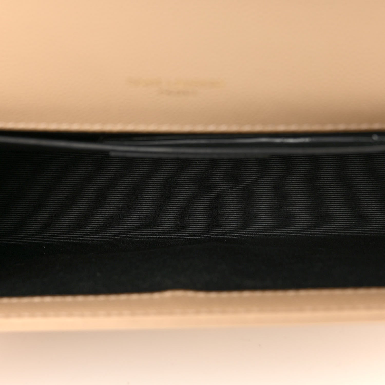 Saint Laurent Grain De Poudre Medium Monogram Kate Satchel Dark Beige 4 of 8