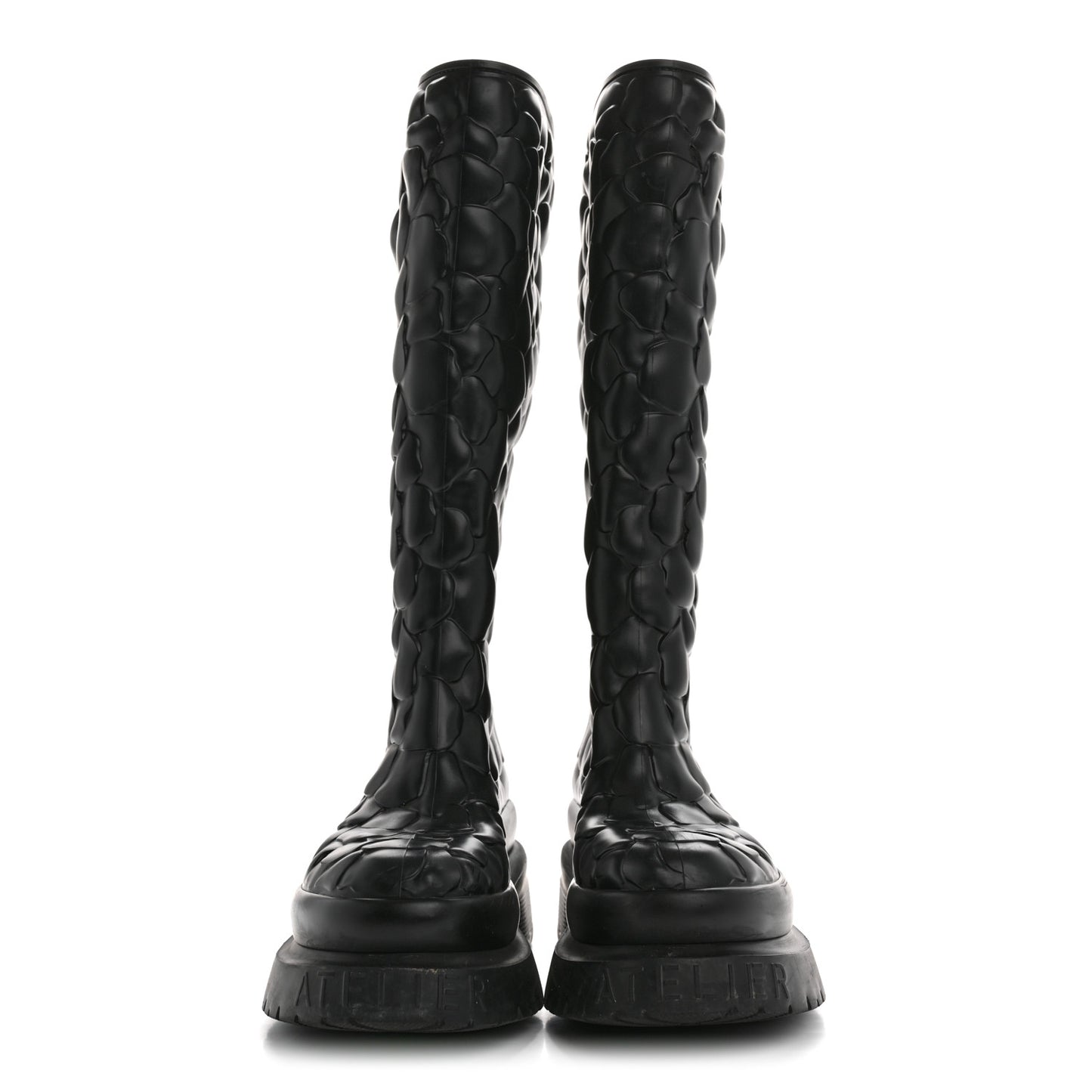 Rubber Atelier 03 Rose Edition 30/50mm Tall Rainboots 35 Black