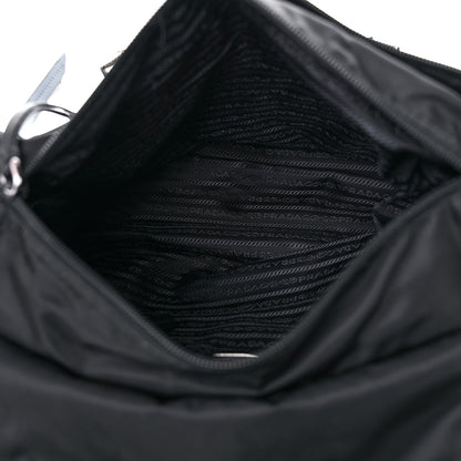 Prada Nylon New Vela Studded Messenger Black Astrale 5 of 9
