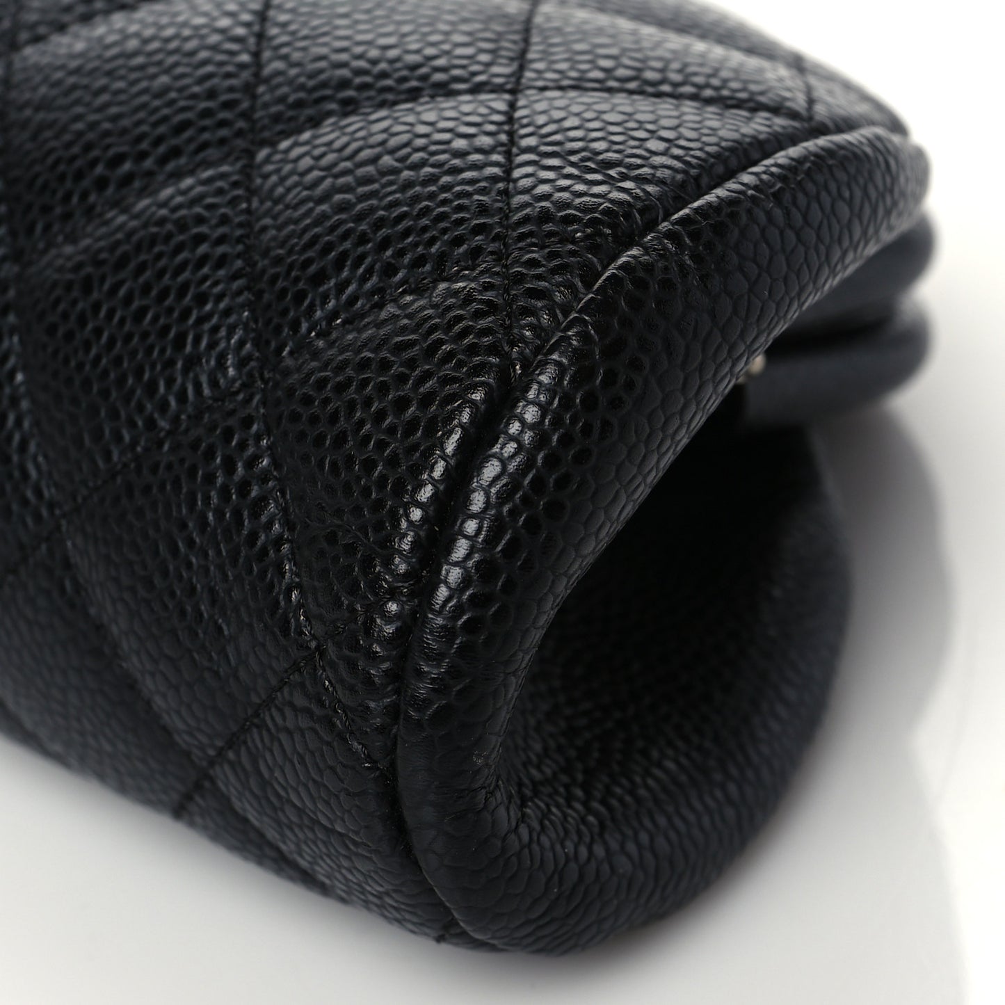 Caviar Quilted Timeless Clutch Black
