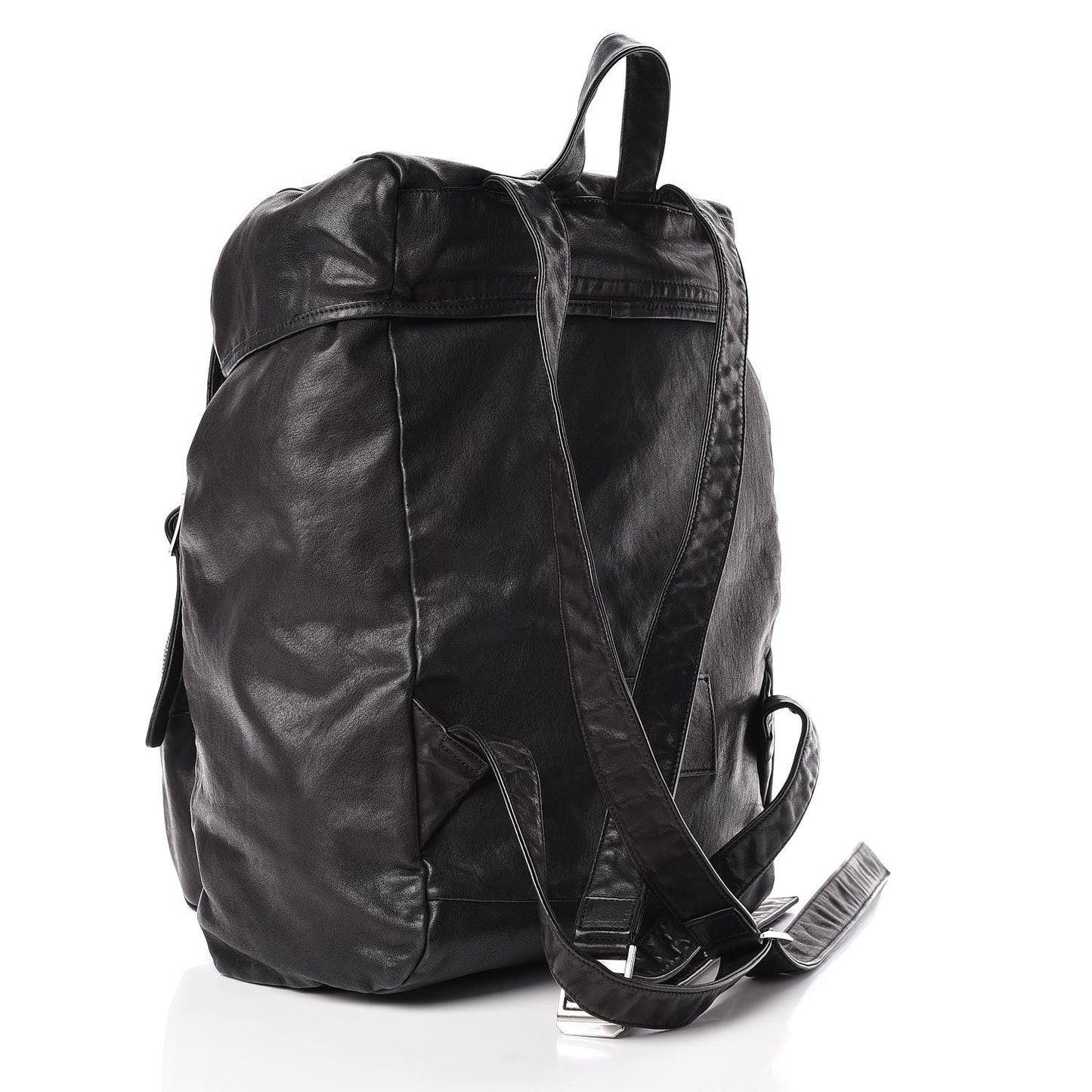 Calfskin Delave Backpack Black
