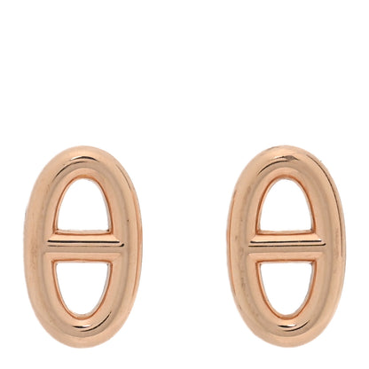 Hermes 18K Rose Gold TPM Farandole Stud Earrings 1 of 5