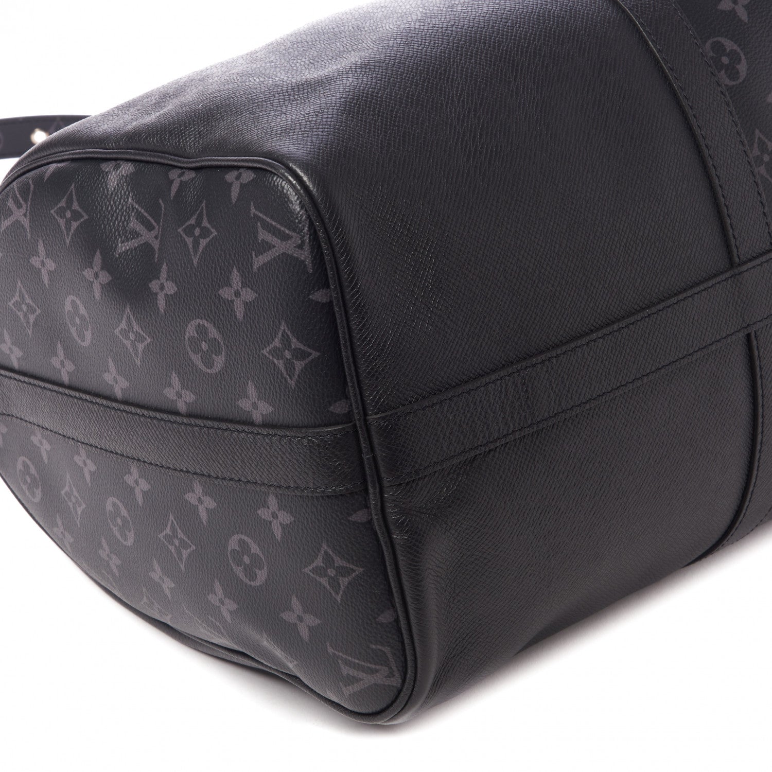Louis Vuitton Taiga Monogram Eclipse Keepall Bandouliere 50 Black 5 of 8