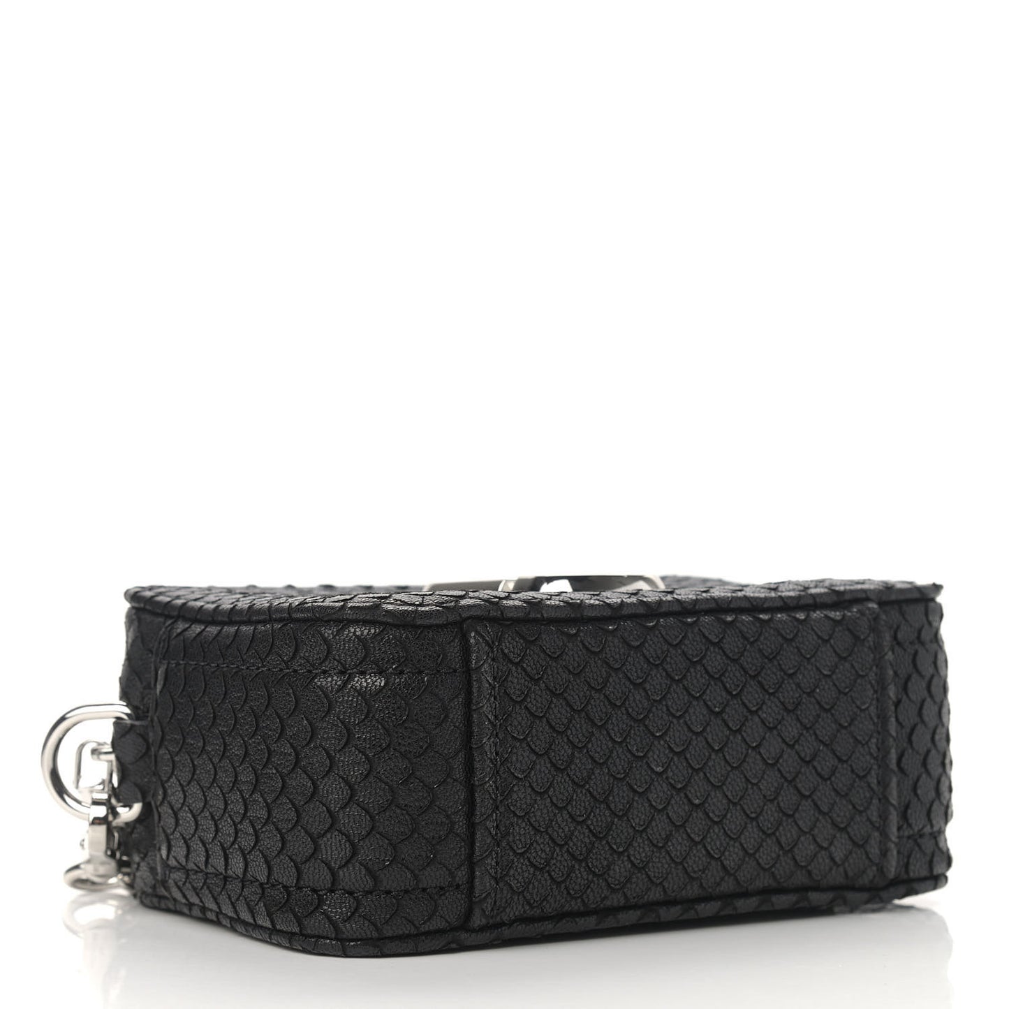 Goatskin Python Print The Softshot 17 Bag Black